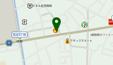 ハートフル空港インターSS / (株)アイビー石油の地図画像