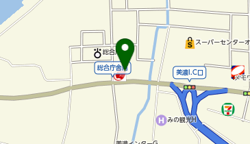 丸喜石油(株)美濃インター給油所の地図画像