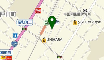 半田自動車工業 株式会社の地図画像