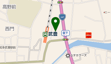 ハロー武豊SSの地図画像