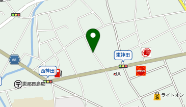 恵那SS/岐菱商事(株)の地図画像