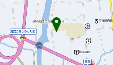 白鳥SSの地図画像