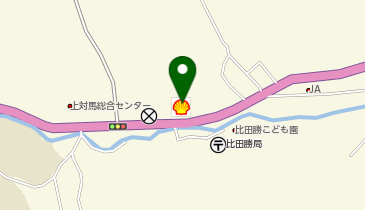 上対馬SS/合資会社今村商店の地図画像