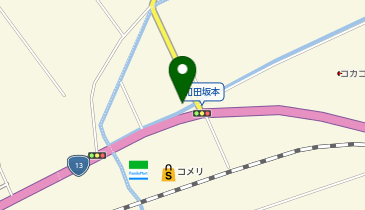 13号線秋田南SSの地図画像