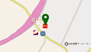 名阪治田インターTSの地図画像