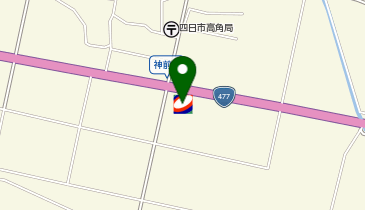 Self&CCC 高角 / コスモ石油販売(株)西中部カンパニーの地図画像