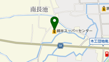 綿半スーパーセンター長池  JCAカーピットの地図画像