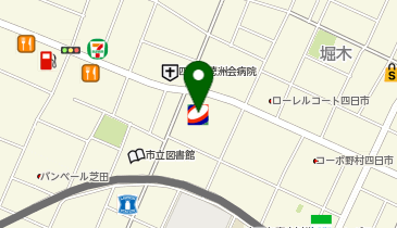 Self&CCC四日市中央の地図画像