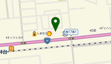 モダセルフ 帯広店の地図画像