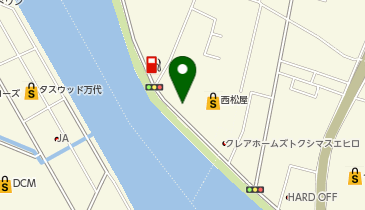 宝扇商事株式会社 末広SSの地図画像