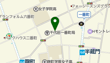 【レンタルスペース】【スペイシー】貸会議室 半蔵門駅 50名の地図画像