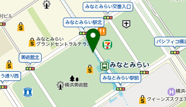 [EV]PowerX MARK IS みなとみらいの地図画像
