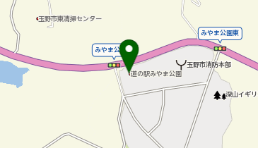 [EV]PowerX 道の駅みやま公園の地図画像
