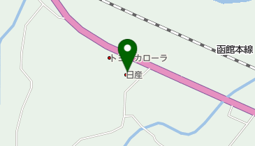 [EV]函館日産八雲店の地図画像
