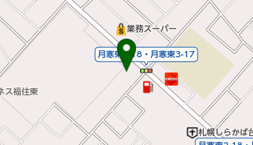 [EV]ファミリーマート札幌月寒東2条17丁目店の地図画像