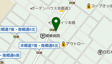 [EV]ミウラパーキング本郷通8丁目第15駐車場の地図画像