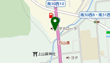 [EV]トヨタカローラ札幌ジョイック藻岩の地図画像