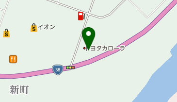 [EV]トヨタカローラ札幌滝川店の地図画像