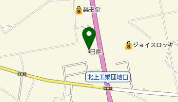 [EV]岩手日産花北日産の地図画像