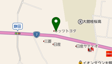 [EV]ネッツトヨタ秋田大館店の地図画像