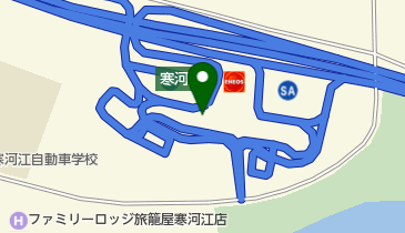 [EV]山形自動車道寒河江SA上りの地図画像