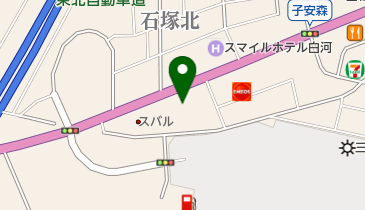 [EV]トヨタカローラ福島白河店の地図画像
