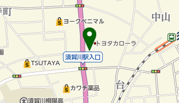 [EV]トヨタカローラ福島須賀川店の地図画像