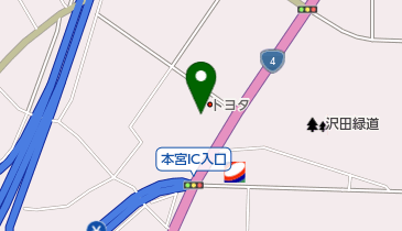 [EV]福島トヨタくるまックス本宮店の地図画像