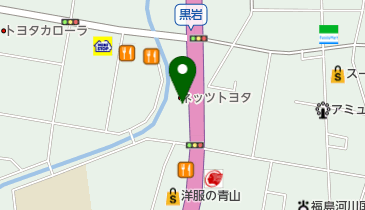 [EV]ネッツトヨタノヴェルふくしま黒岩店の地図画像