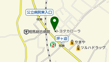 [EV]トヨタカローラいわき相馬店の地図画像