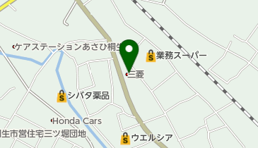 [EV]群馬三菱桐生店の地図画像