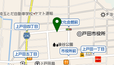 [EV]戸田市文化会館北側駐車場の地図画像