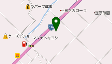 [EV]千葉トヨペットUVIS成東の地図画像