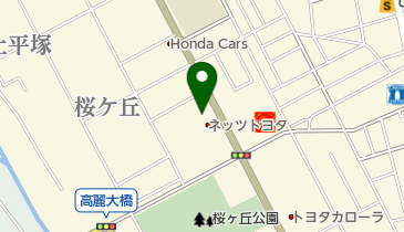 [EV]ネッツトヨタ湘南平塚西店の地図画像