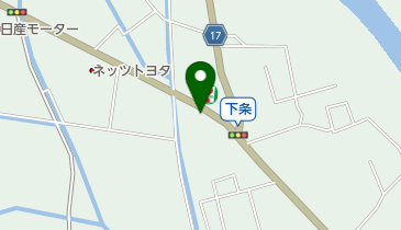 [EV]新潟日産五泉店の地図画像