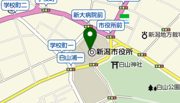 [EV]新潟市中央区役所の地図画像
