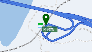[EV]磐越自動車道阿賀野川SA下りの地図画像