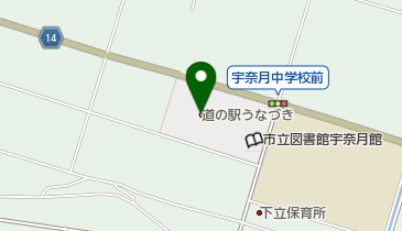 [EV]宇奈月麦酒館(道の駅うなづき)の地図画像