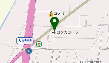 [EV]トヨタカローラ石川寺井店の地図画像