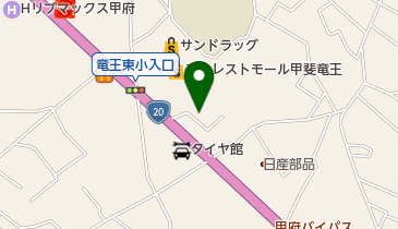 [EV]スーパーやまと竜王店の地図画像