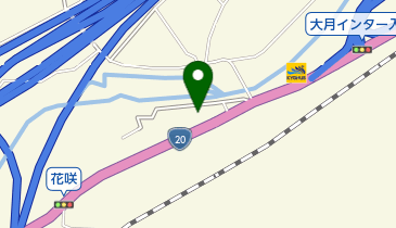 [EV]トヨタカローラ山梨大月店の地図画像