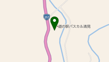 [EV]道の駅パスカル清見の地図画像