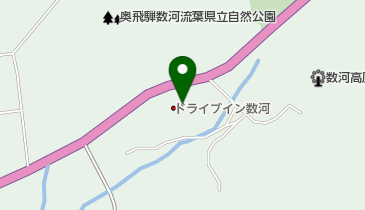[EV]ドライブイン数河の地図画像
