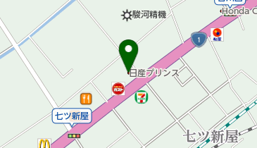 [EV]ホンダカーズ静岡清水吉川店の地図画像