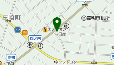 [EV]愛知日産豊明店の地図画像