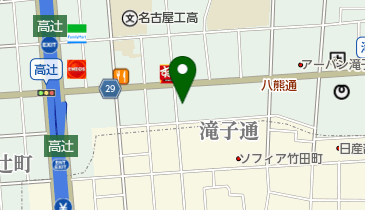 [EV]トヨタカローラ愛豊本社滝子店の地図画像