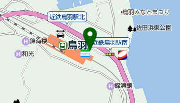 [EV]鳥羽駅西駐車場の地図画像