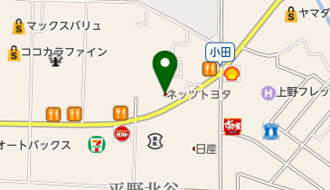 [EV]ネッツトヨタノヴェル三重上野店の地図画像