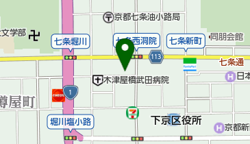 [EV]システムパーク京都駅前の地図画像