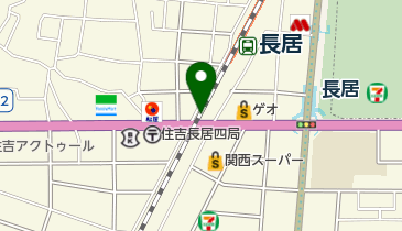 [EV]日産レンタカー長居駅前店の地図画像